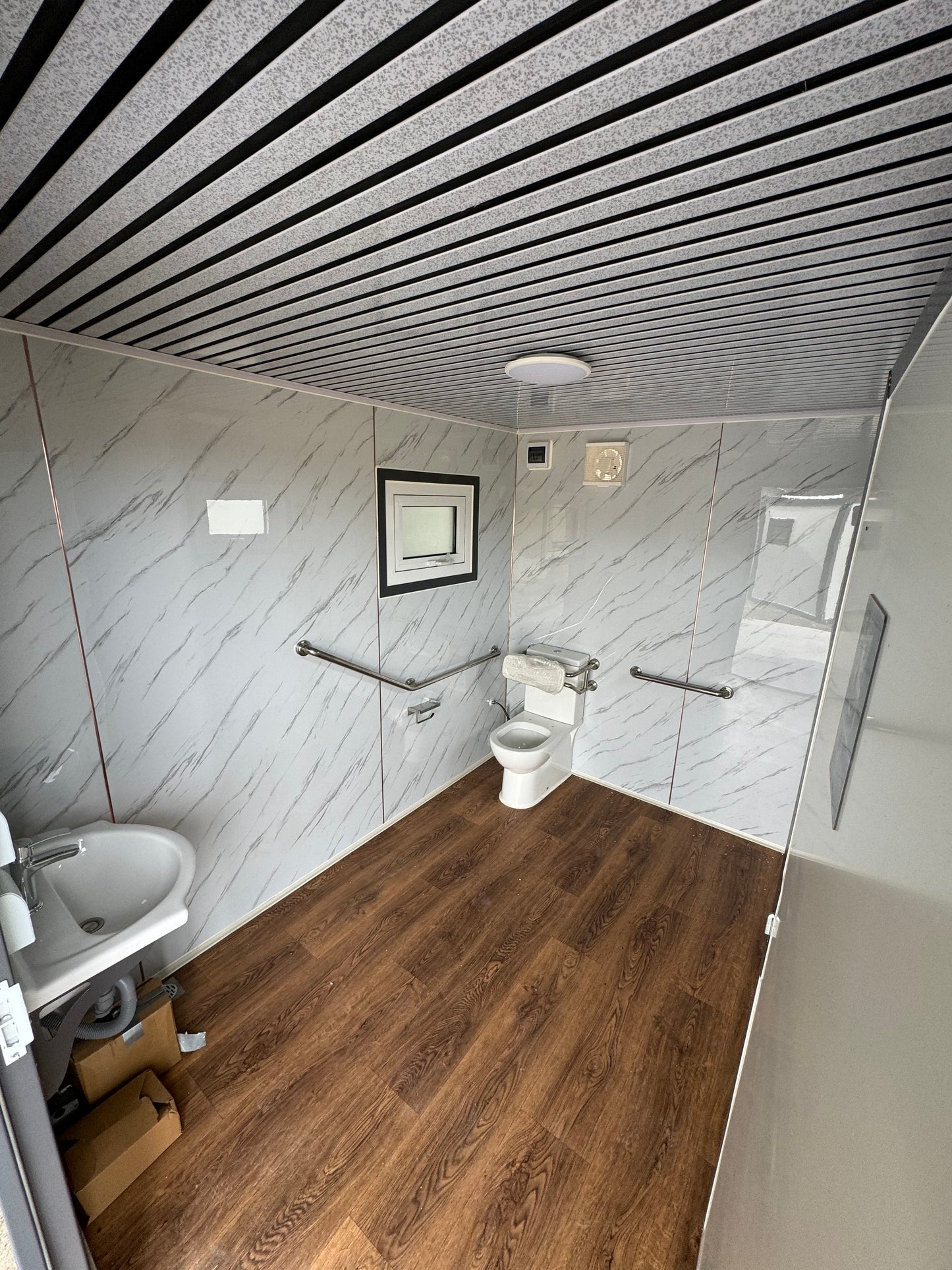 Prefabricated Large Handicap Accessible Toilet Unit