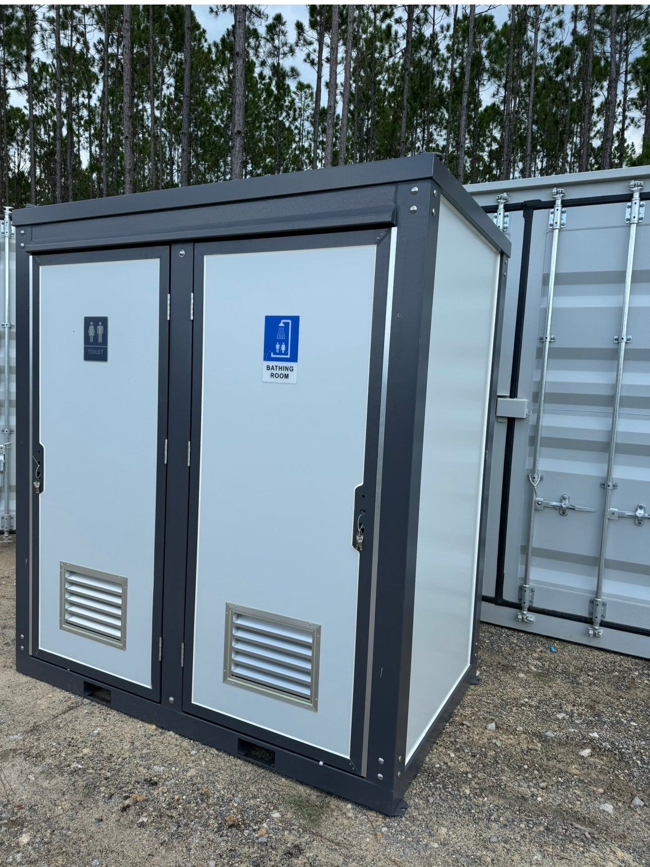 Toliet/Shower Side By Side Unit