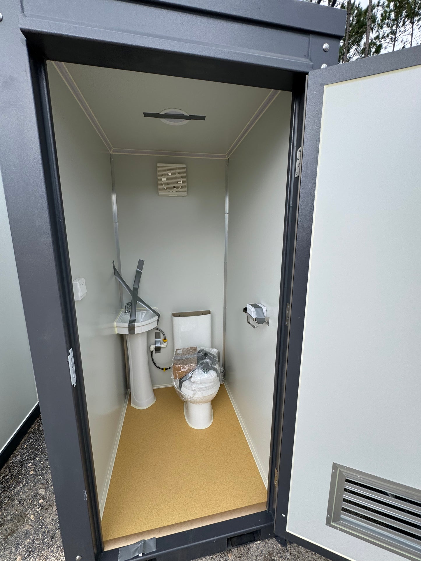 Prefabricated Single Stall Toilet