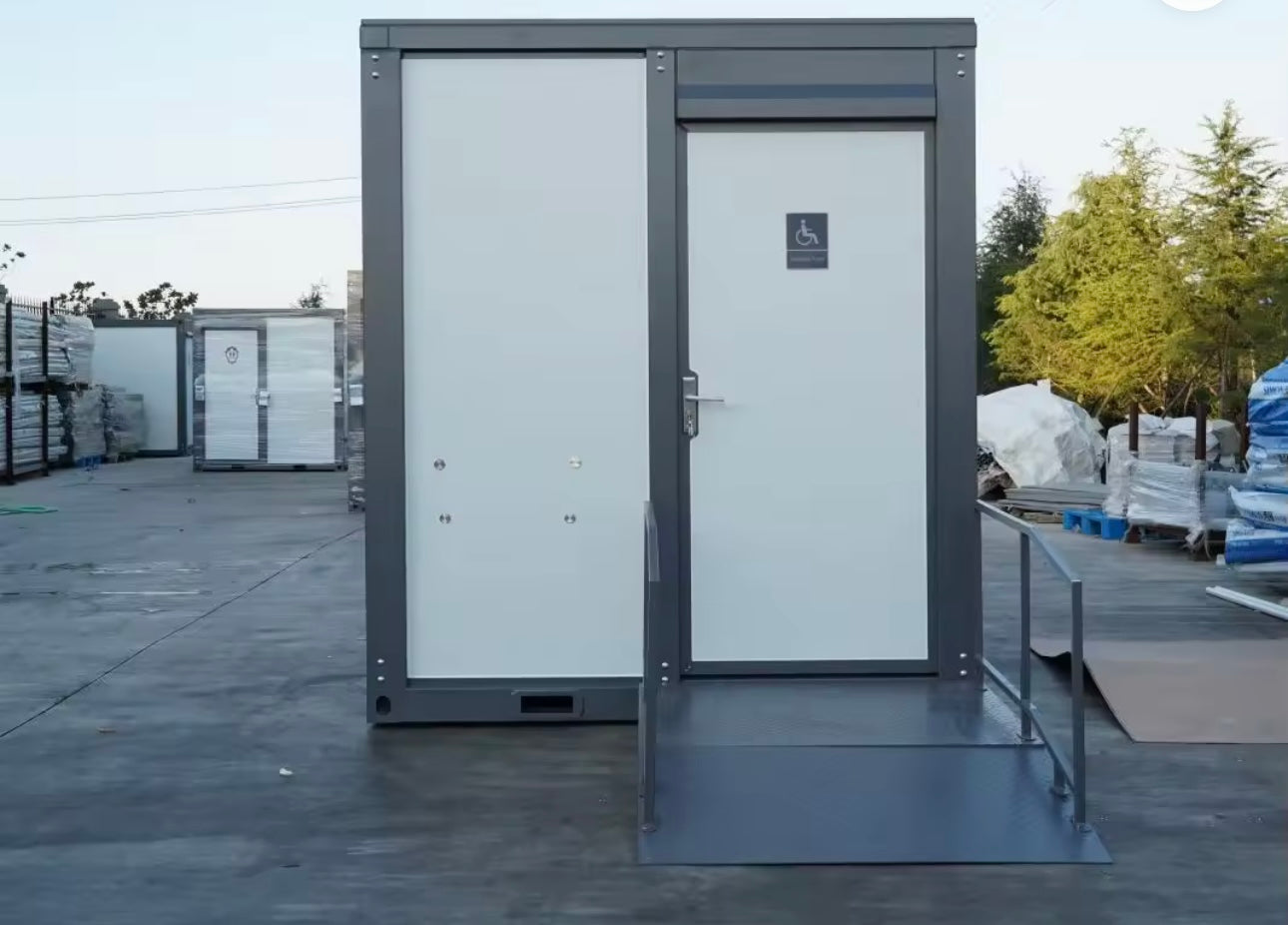 Prefabricated Large Handicap Accessible Toilet Unit