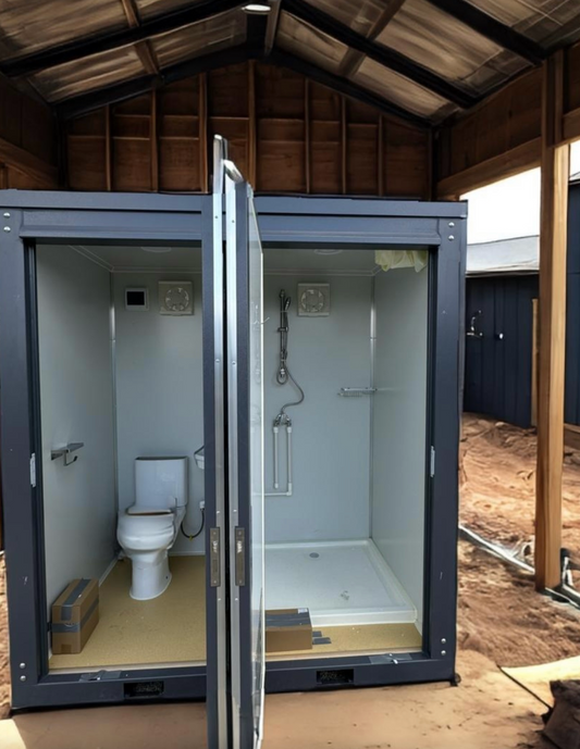 Toliet/Shower Side By Side Unit